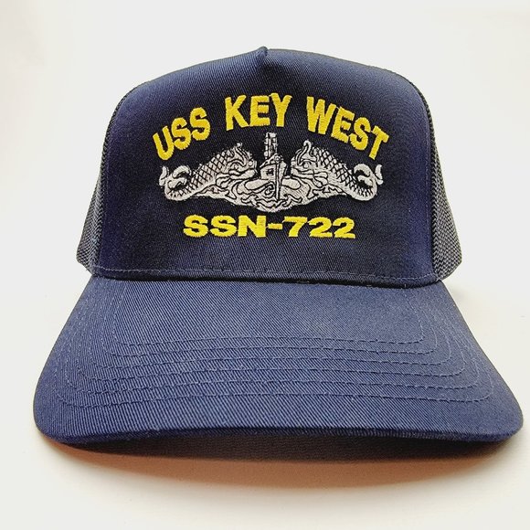 USS KEY WEST SSN-722 Direct Embroidered Baseball Hat - Picture 1 of 4
